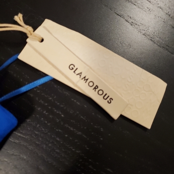 💫NWT By GLAMOROUS Womens High Rise Blue Suede Mini Skirt - Picture 7 of 11